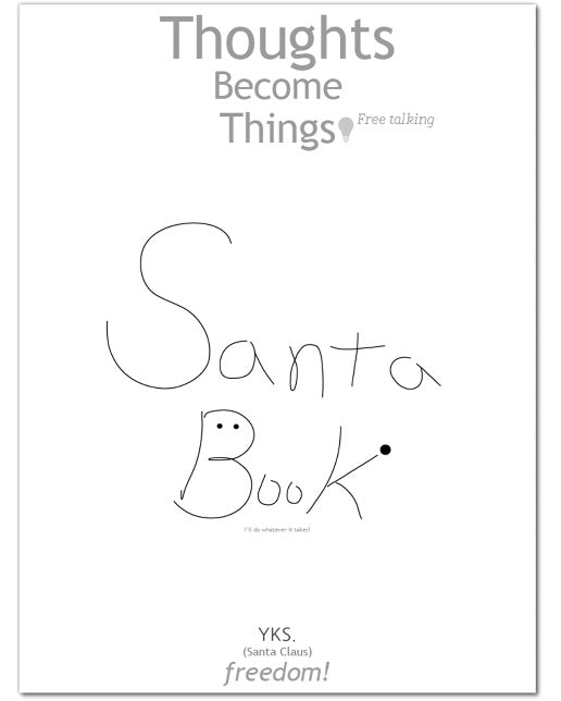 Santa Book (산타북) : Thoughts Become Things - Free talking