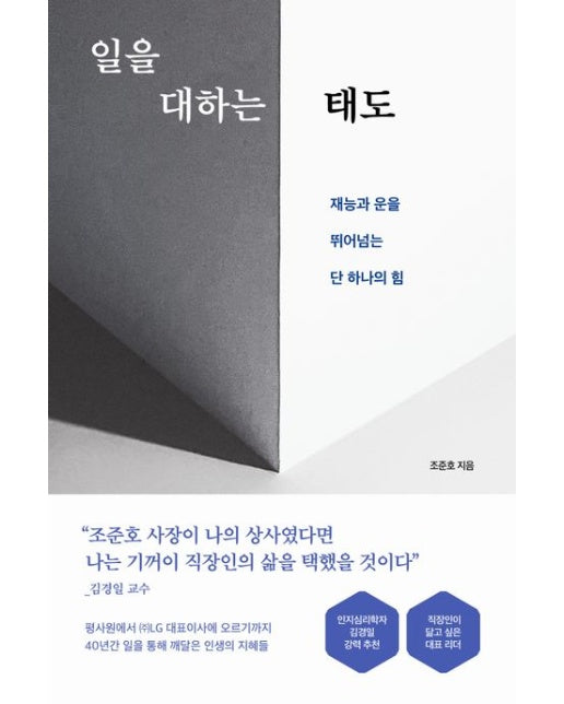 일을 대하는 태도 (재능과 운을 뛰어넘는 단 하나의 힘)